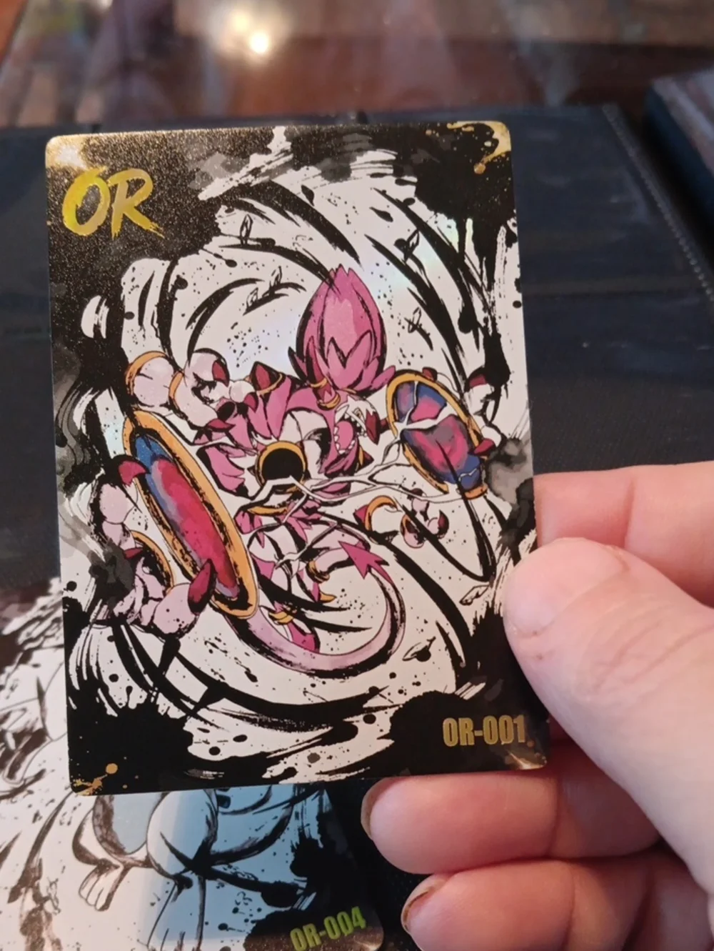 Pokemon OR Pink, Gold, Black Art Card OR-001